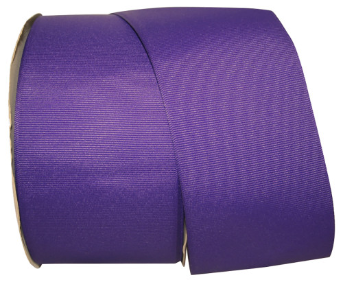 3" Grosgrain Ribbon - Regal Purple - 50 Yards/Roll - Bulk Discounts