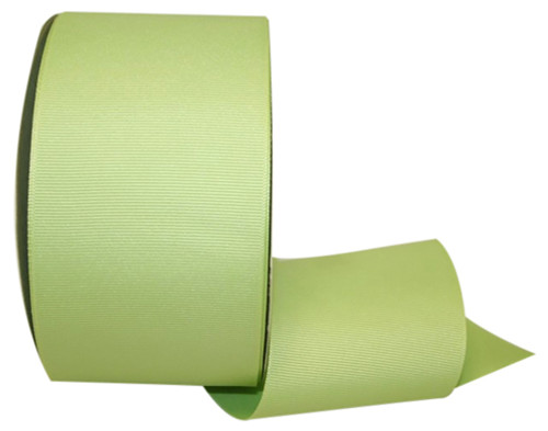 3" Grosgrain Ribbon - Lime Juice - 50 Yards/Roll - Bulk Discounts