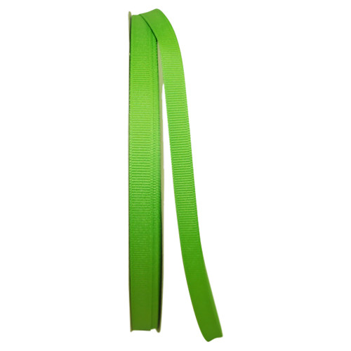 3/8" Grosgrain Ribbon - Apple Green 100 Yards/Roll