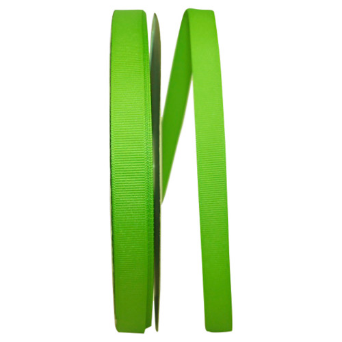 5/8" Grosgrain ribbon - Apple Green - 100 Yards/Roll