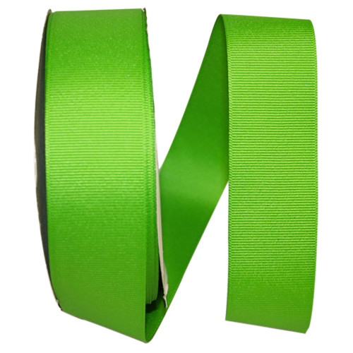 Solid Grosgrain Ribbon, 1-1/2-Inch, 50 Yards, Neon Green 