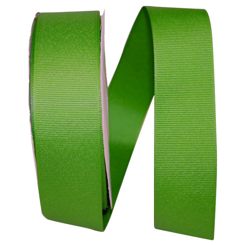 1-1/2" Grosgrain Ribbon - Leaf Green - 50 Yards/Roll