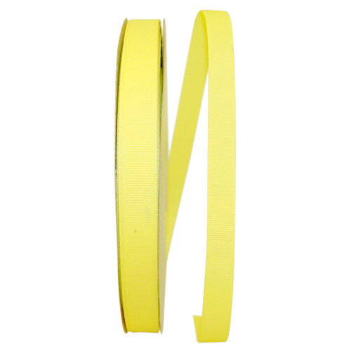 5/8" Grosgrain ribbon - Baby Maize - 100 Yards/Roll