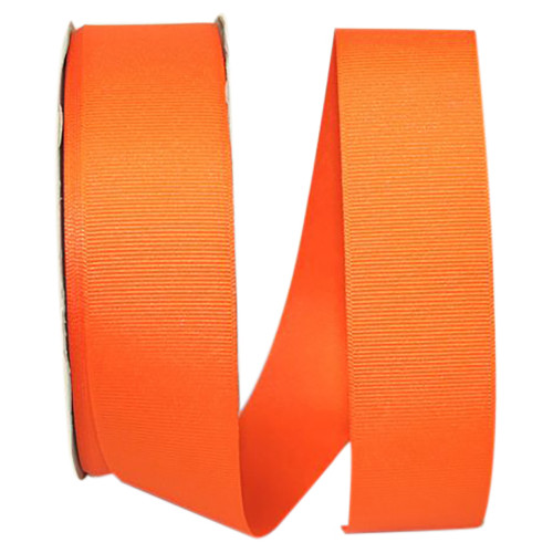 1-1/2" Grosgrain Ribbon - Orange - 50 Yards/Roll