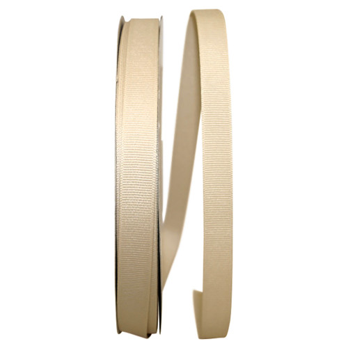 5/8" Grosgrain ribbon - Natural - 100 Yards/Roll