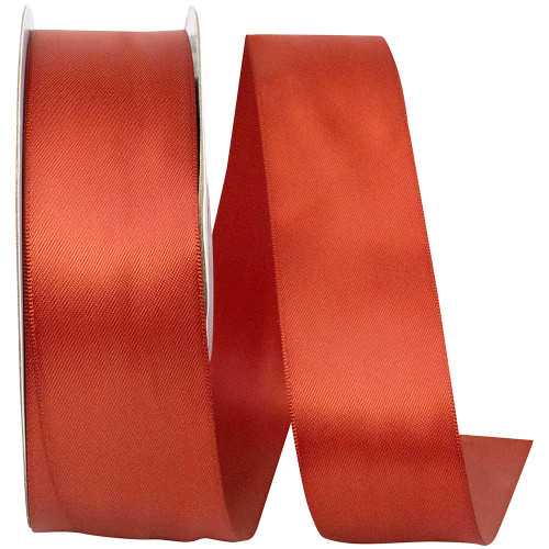 50 Yards - 1-1/2" Copper Double Face Satin Ribbon