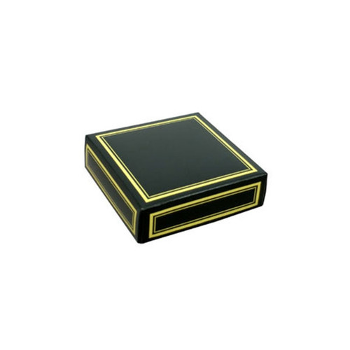 Chocolate Box Covers-3 oz.-1 Layer-Black with Gold Metallic trim