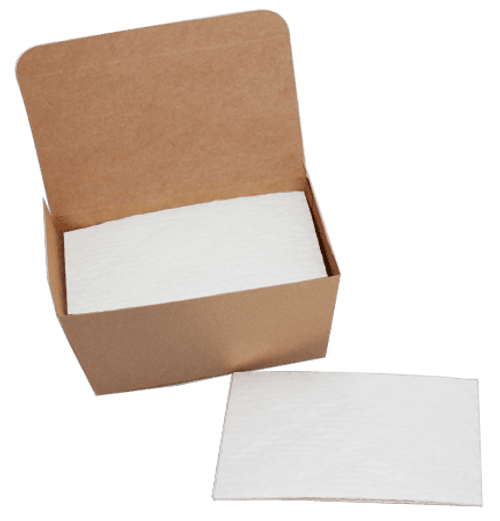 1 lb. Ballotin Candy Pads White 50 Pcs. (bulk pricing options) 6-7/8" x 4"