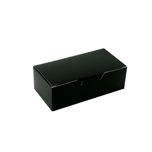 1/2 lb. Black Rectangle-Fudge Boxes