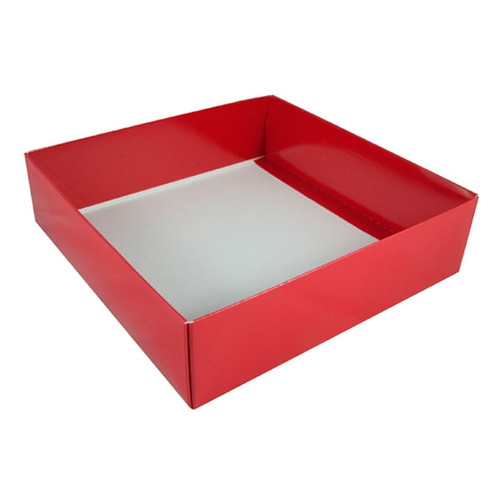 Candy Box Bases - 32 oz.-2 Layer-Red