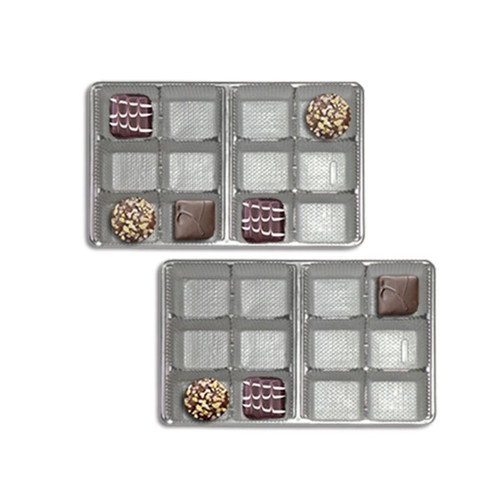 1/2 lb. plastic tray-12 cavities-assorted