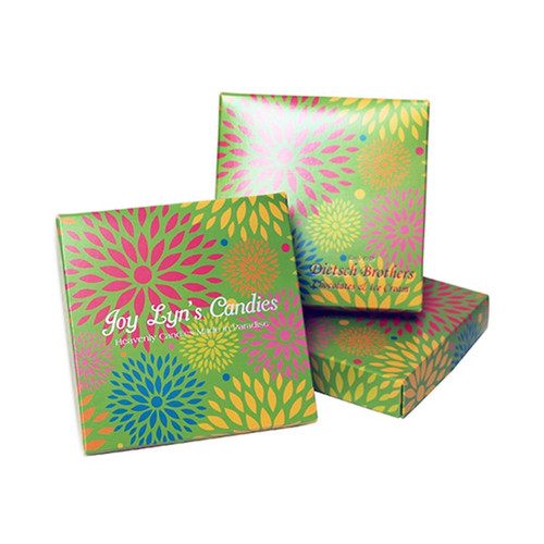 Chocolate Box Covers-8 oz.- Green Garden