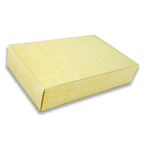 2 lb. Box Covers-2 Layer-Yellow Linen