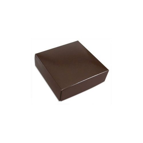 Chocolate Box Covers-3 oz.-1 Layer-Brown