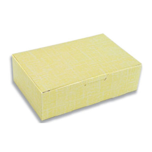 1-1/2 lb. Yellow Linen Fudge Boxes