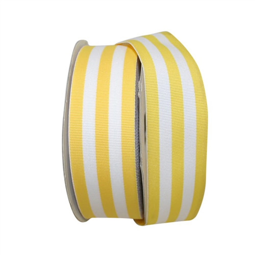 Stripes Yellow Grosgrain