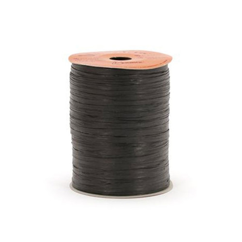 Black Paper Raffia Ribbon