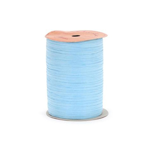 Light Blue Paper Raffia ribbon