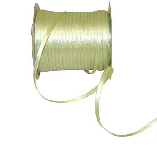 1/8" width Dainty Double Face Satin Ribbon - Lime Juice