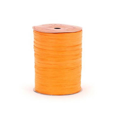 Orange Paper Raffia Ribbon