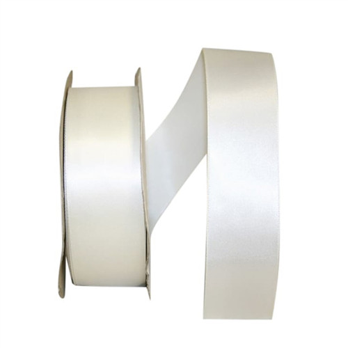 Single Face Satin Ribbon - Antique White