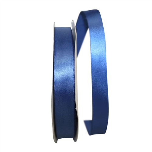 Single Face Satin Ribbon - Light Navy