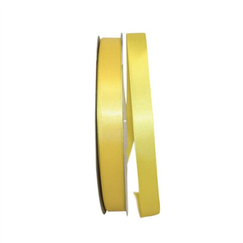 Single Face Satin Ribbon - Yellow