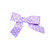 Pre-Tied Grosgrain Twist Tie Bows - Lovely Lavender