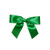 Pre-Tied Satin Twist Tie Bows - Emerald