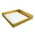 16 oz. Square Gold Lustre Candy Box Bases