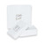 White Gloss Krome Jewelry Boxes - 3-1/2" x 3-1/2" x 7/8" - 100 Boxes/Pack