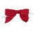 Pre-Tied Grosgrain Twist Tie Bows - Cranberry 7/8"