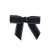 Pre-Tied Saddle Stitch Twist Tie Bows - Black/White