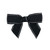 Pre-Tied Saddle Stitch Twist Tie Bows - Black/White