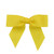 Pre-Tied Grosgrain Twist Tie Bows - Lemon Yellow 7/8"