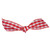 Pre-Tied Gingham Flair Twist Tie Bows - Red/White
