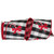 Candy Cane Dupioni Check Embroidery Wired Ribbon