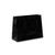 Black Mini Wide Eurotote Bags-Gloss Laminated