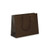 Brown Mini Wide Eurotote Bags-Matte Laminated