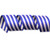 Blue & White Crimped Stripes Cotton Curling Ribbon