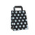 Frosted Petite Reusable White Dots on Black Bags