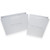 100 Bags - London Paper Shopping Bags - 8" x 4" x 10" Matte White