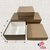 Rigid Set-Up Boxes - 9" x 9" x 4-1/2" Kraft - (20/Case)