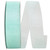 100 Yards - 1-1/2" Aqua Chiffon Sheer