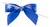 Snowflakes Royal  - 7/8" Ribbon - Pre-Tied Satin Twist Tie Bows - 100 Bows