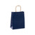 Branded Navy Blue Paper Bags - 8" x 4" x 10"  - 250 Bags