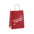 Branded Red Paper Bags - 8" x 4" x 10" - 250