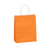 Branded Bright Orange Paper Bags - 8" x 4" x 10" - 250 Bags