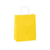 Branded Bright Yellow Paper Bags - 8" x 4" x 10" - 250 Bags