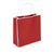 100 Bags - Red San Fran Paper Shopping Bags 10" x 10" x 4"